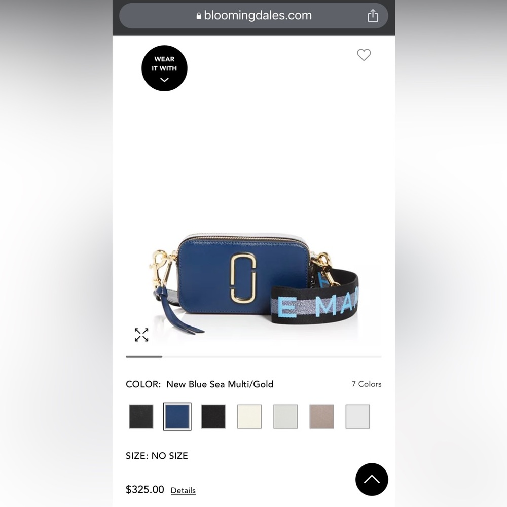 Marc Jacobs Snapshot bag. Like new